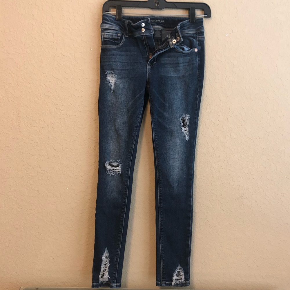Girls (12) Imperial Star distressed denim jeans